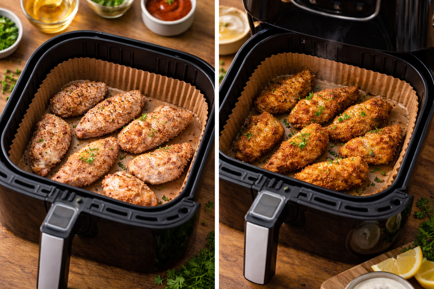Airfryer Papier – Backpapier für Heißluftfritteuse | RyanPack