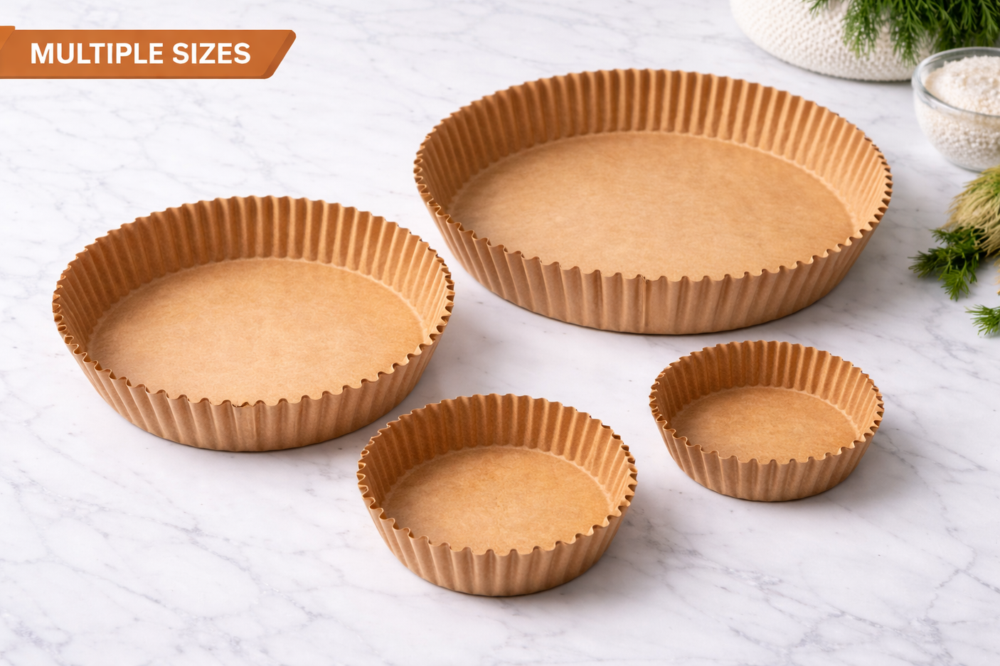 Airfryer Papier – Backpapier für Heißluftfritteuse | RyanPack