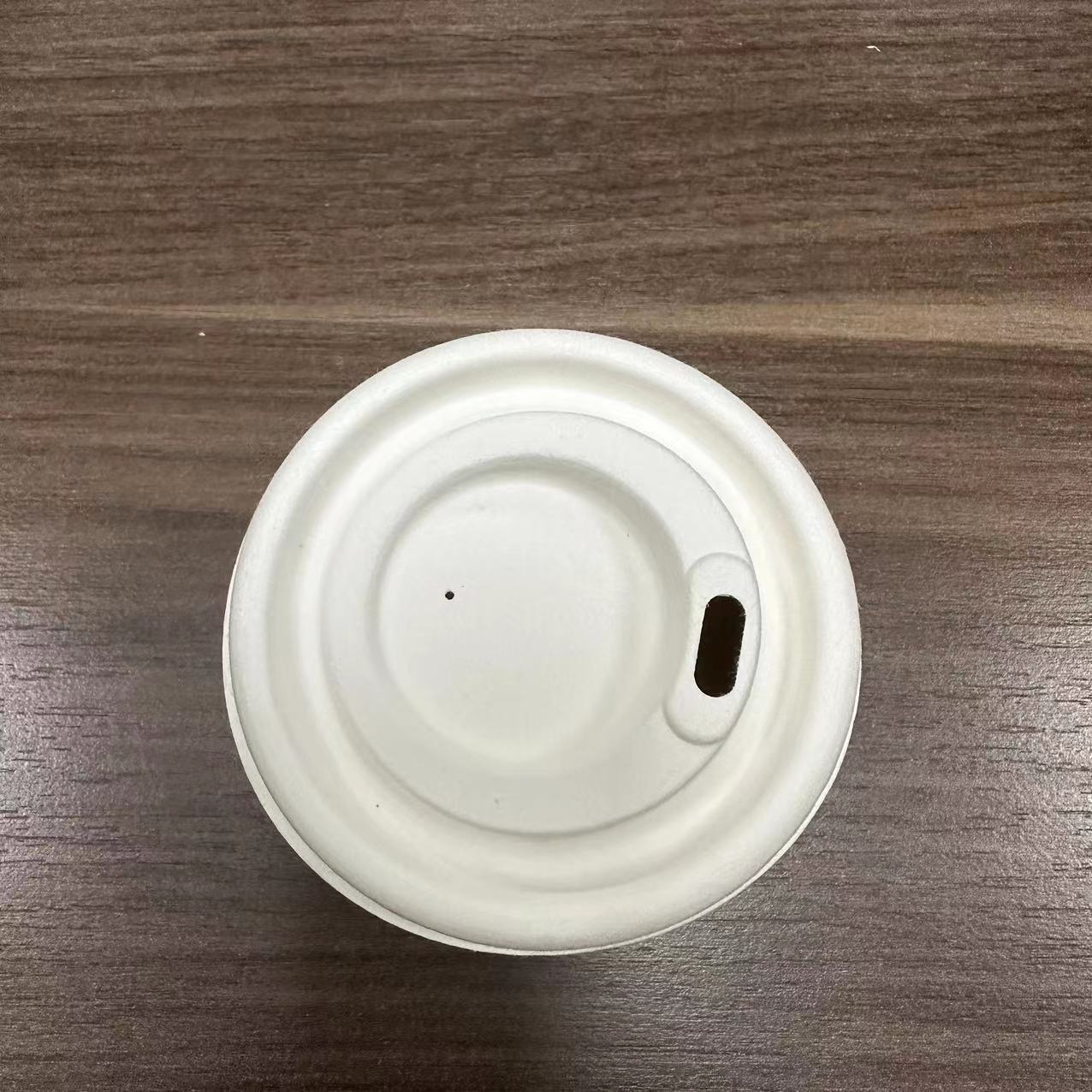 Bagasse lids for cups - sugar cane - RyanPack