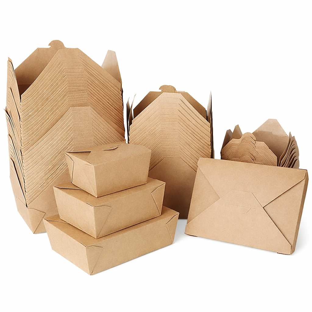 Lunchboxen - Pappe - ökologische Verpackungsoption