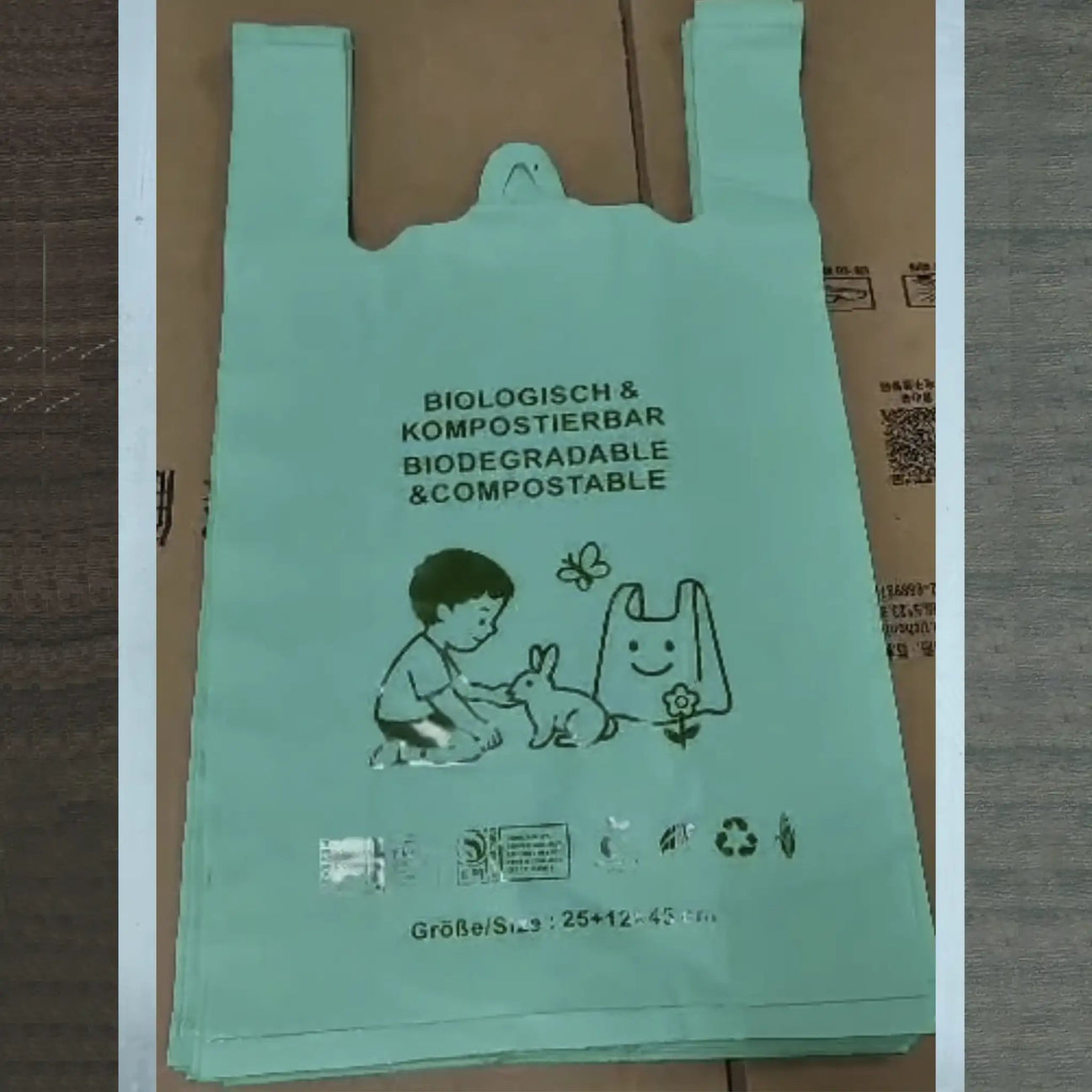 Kompostierbare Bio Hemdchentragetaschen aus Maisstärke - RyanPack