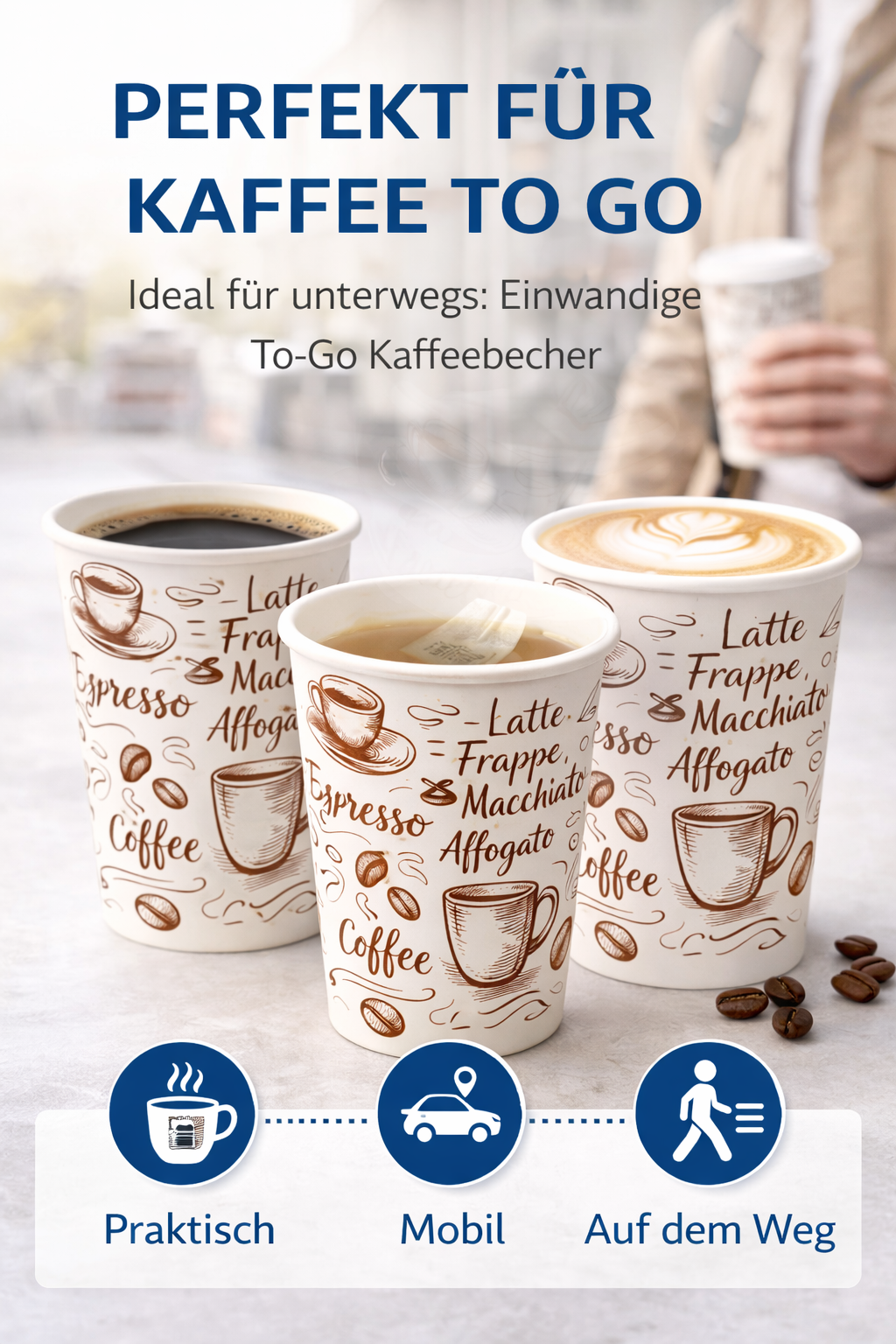 Pappbecher - RyanPack: Einfach, nachhaltig, praktisch!