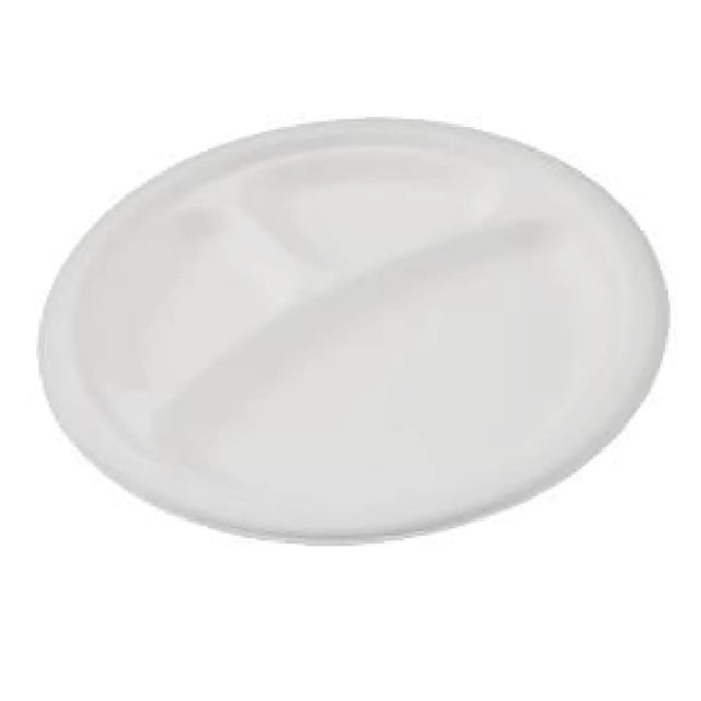 3-geteilt Bagasse Teller - Zuckerrohr - RyanPack