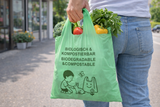 Compostable organic vest carrier bags made from cornstarch - RyanPack