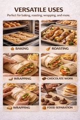 Backpapier Rolle Braun – Hitzebeständiges Backpapier für Küche, Bäckerei & Gastronomie | RyanPack