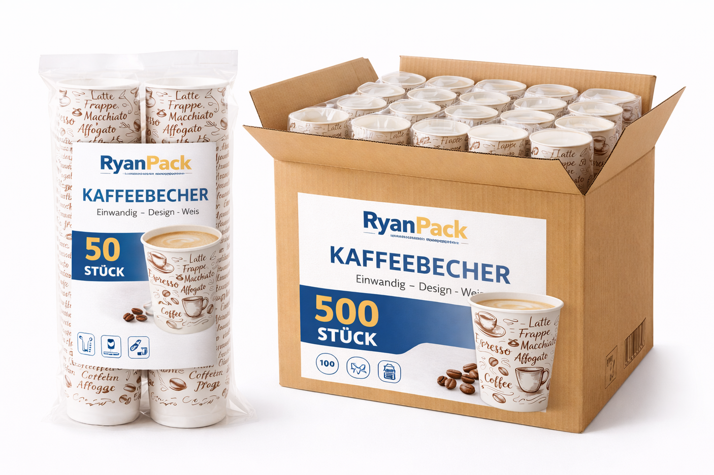 Pappbecher - RyanPack: Einfach, nachhaltig, praktisch!