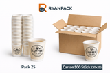 Einweg - Kaffeebecher - doppelwandig - Pappe - RyanPack