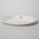 3-geteilt Bagasse Teller - Zuckerrohr - RyanPack