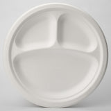 3-geteilt Bagasse Teller - Zuckerrohr - RyanPack
