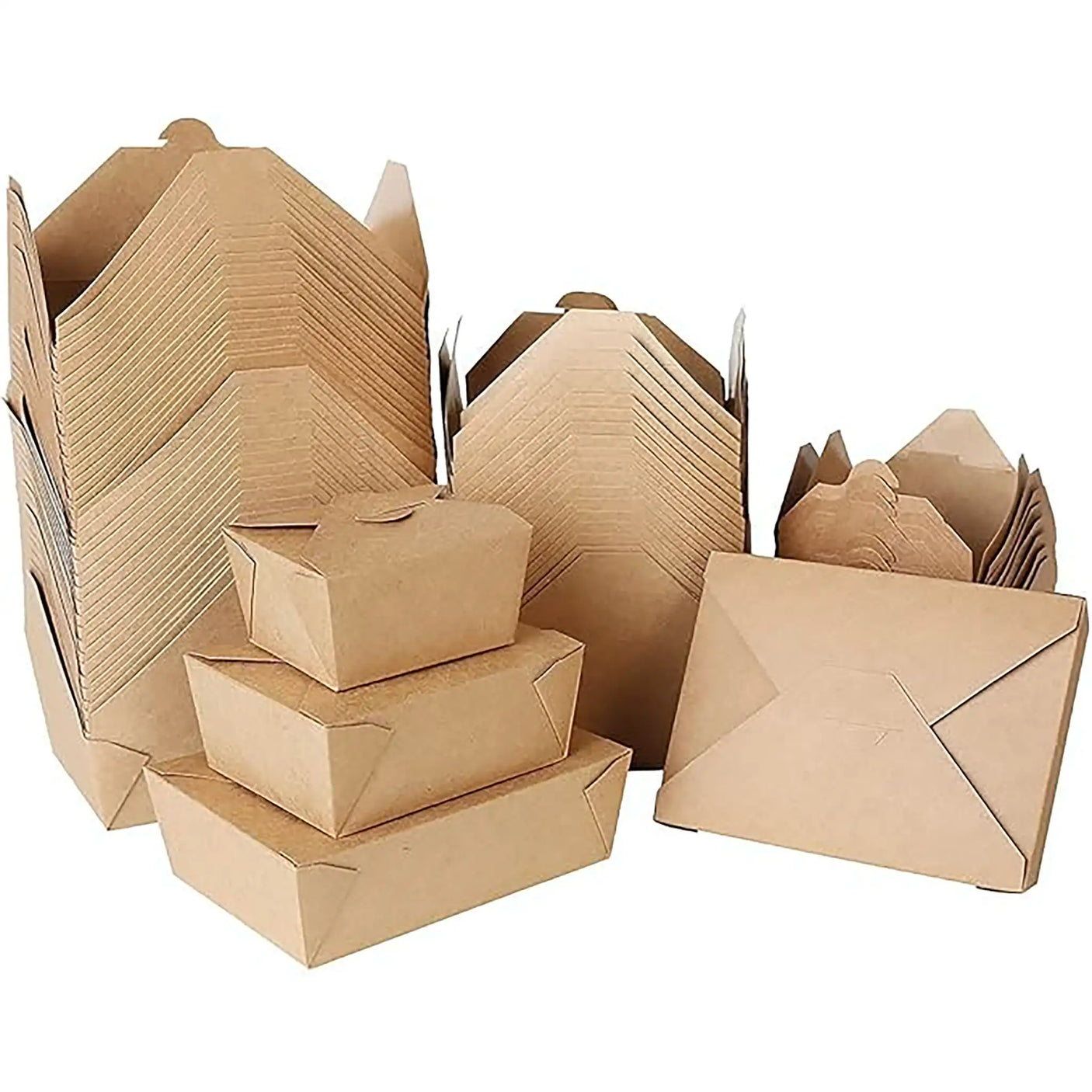 Lunchboxen - Pappe - ökologische Verpackungsoption