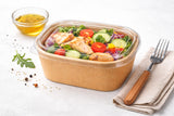 Deckel für Rechteckige Saladschale - PET - RyanPack