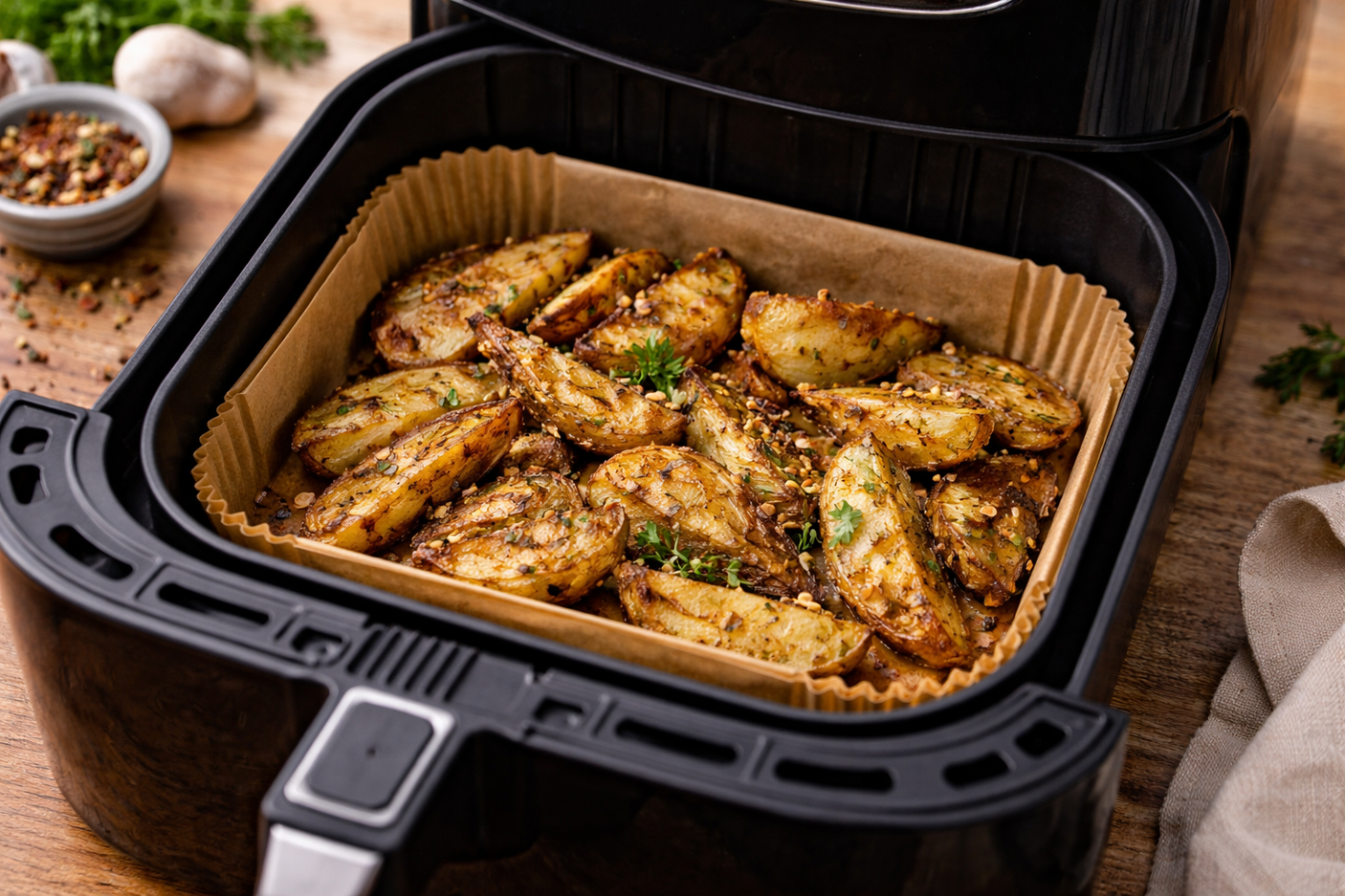 Airfryer Papier – Backpapier für Heißluftfritteuse | RyanPack