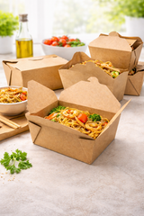 Lunchboxen - Pappe - ökologische Verpackungsoption