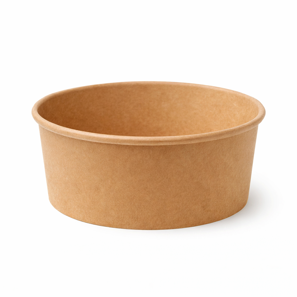 Cardboard salad bowl - freshness to go!