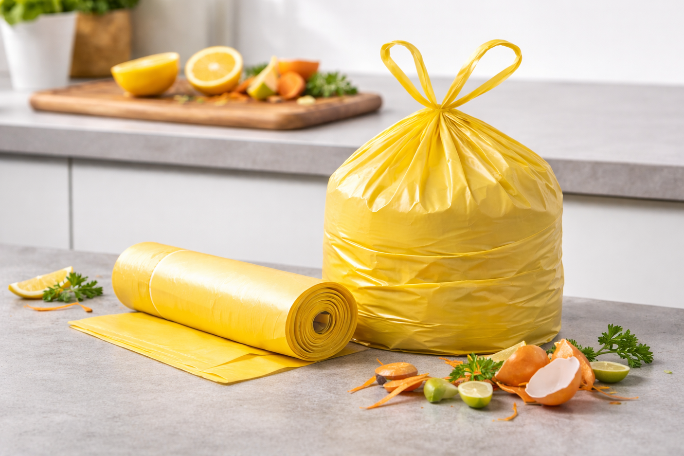 Müllbeutel Mit Zugband - HDPE  - RyanPack