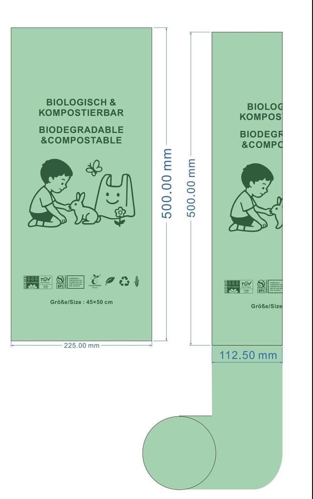 Kompostierbare Bio Müllbeutel aus Maisstärke - RyanPack